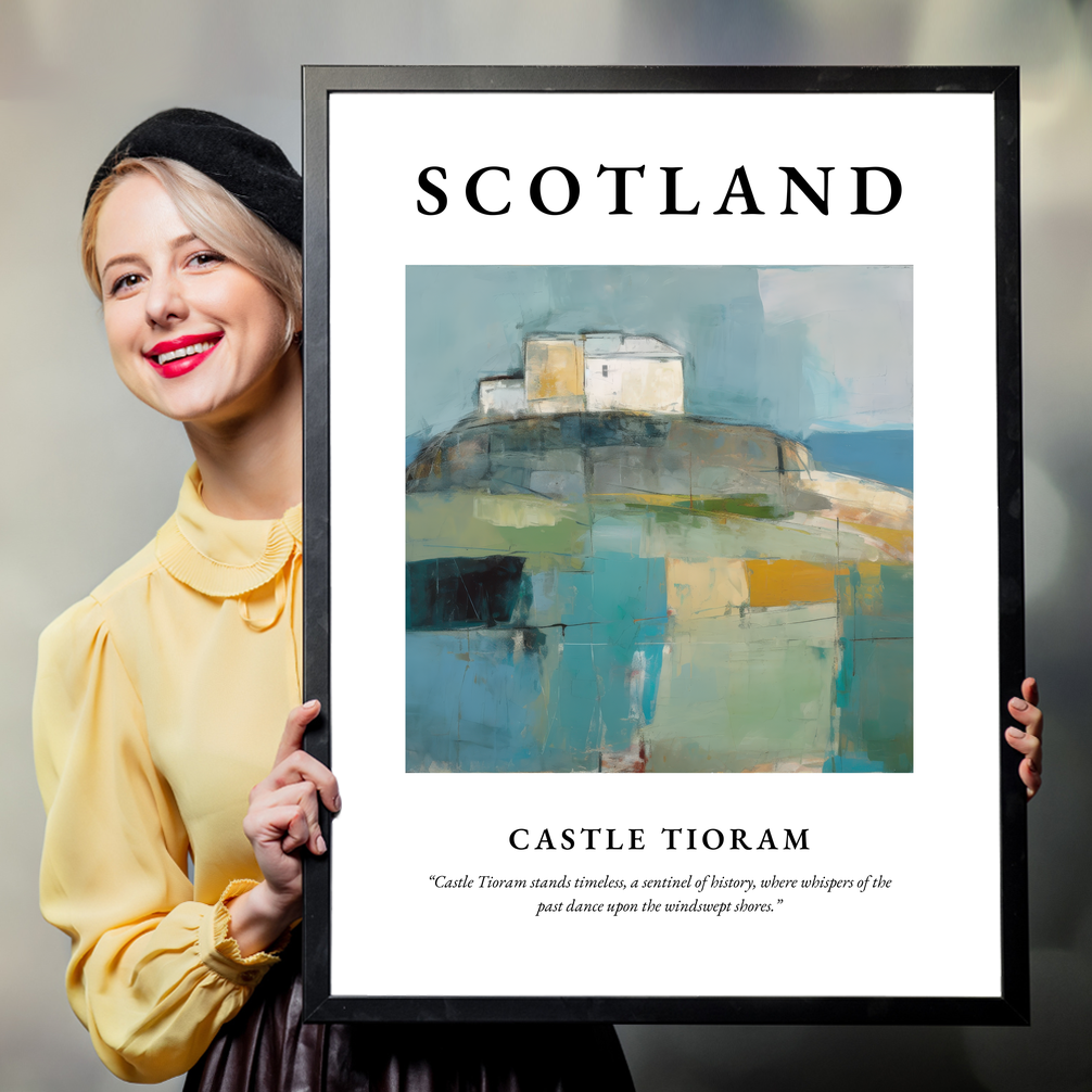 Castle Tioram - Framed Poster Print