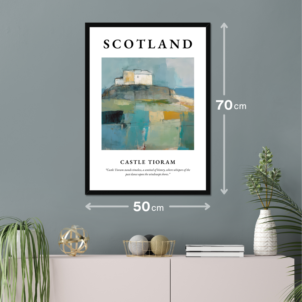 Castle Tioram - Framed Poster Print