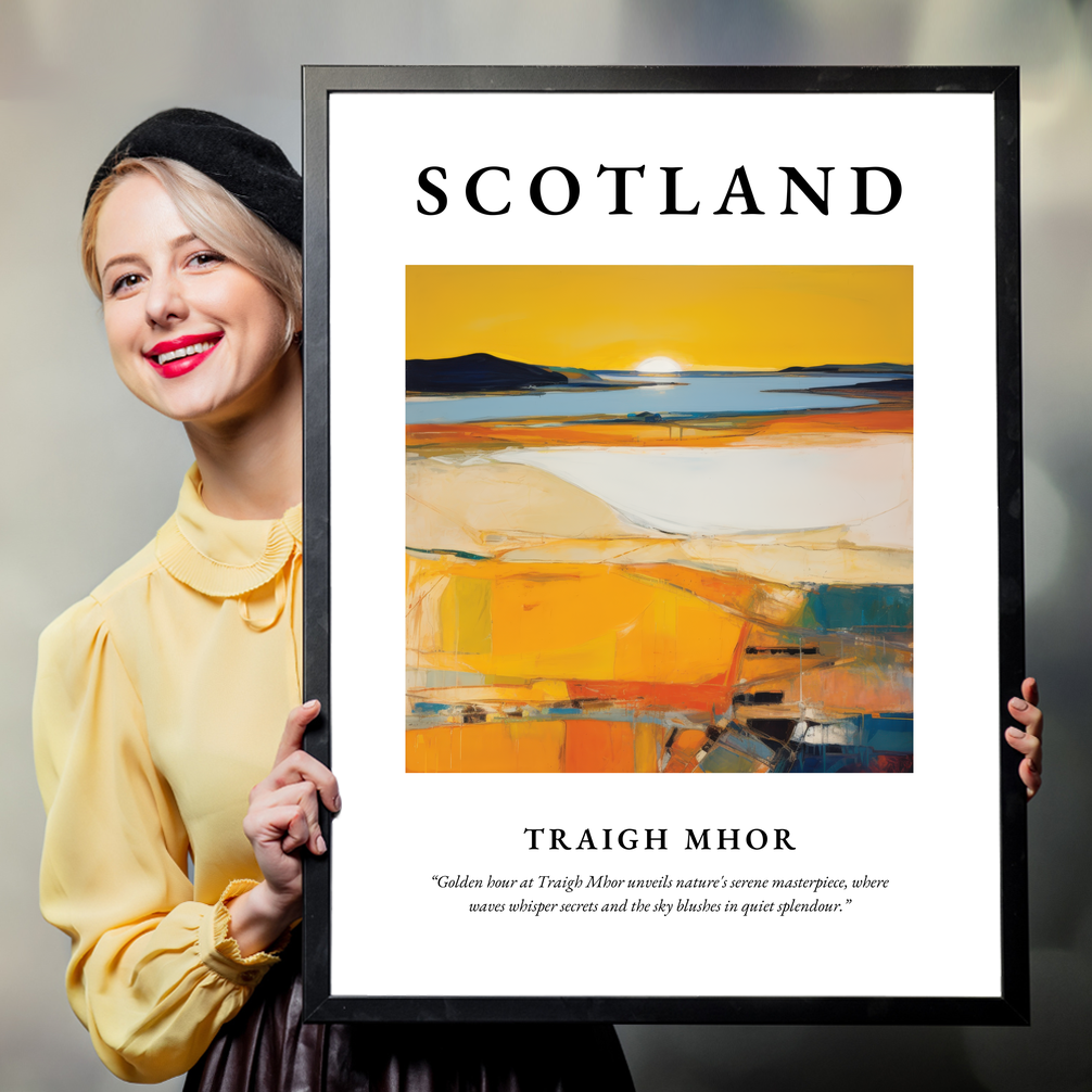 Traigh Mhor - Framed Poster Print