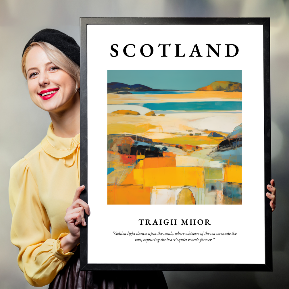 Traigh Mhor - Framed Poster Print