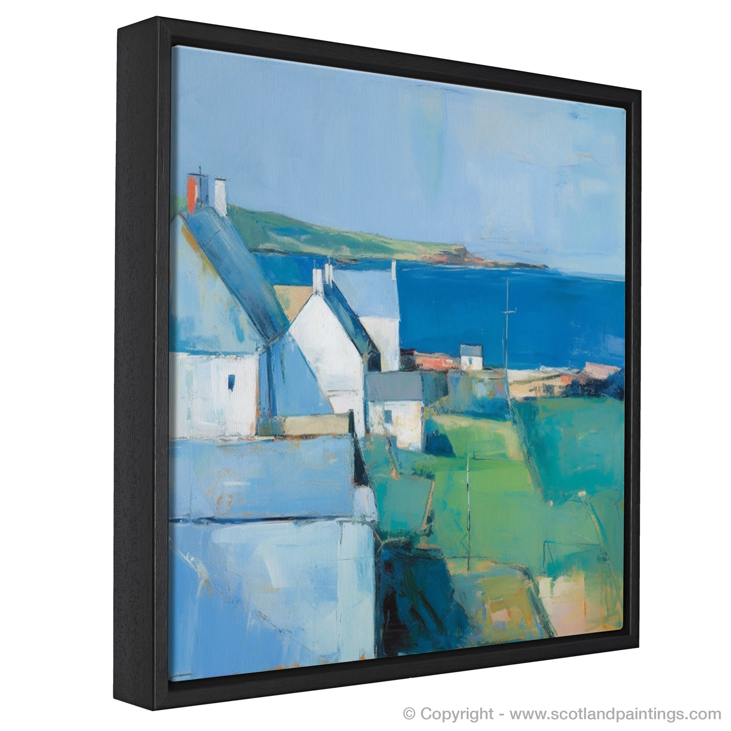 Elie Essence: An Abstract Impression of Scottish Coastal Charm