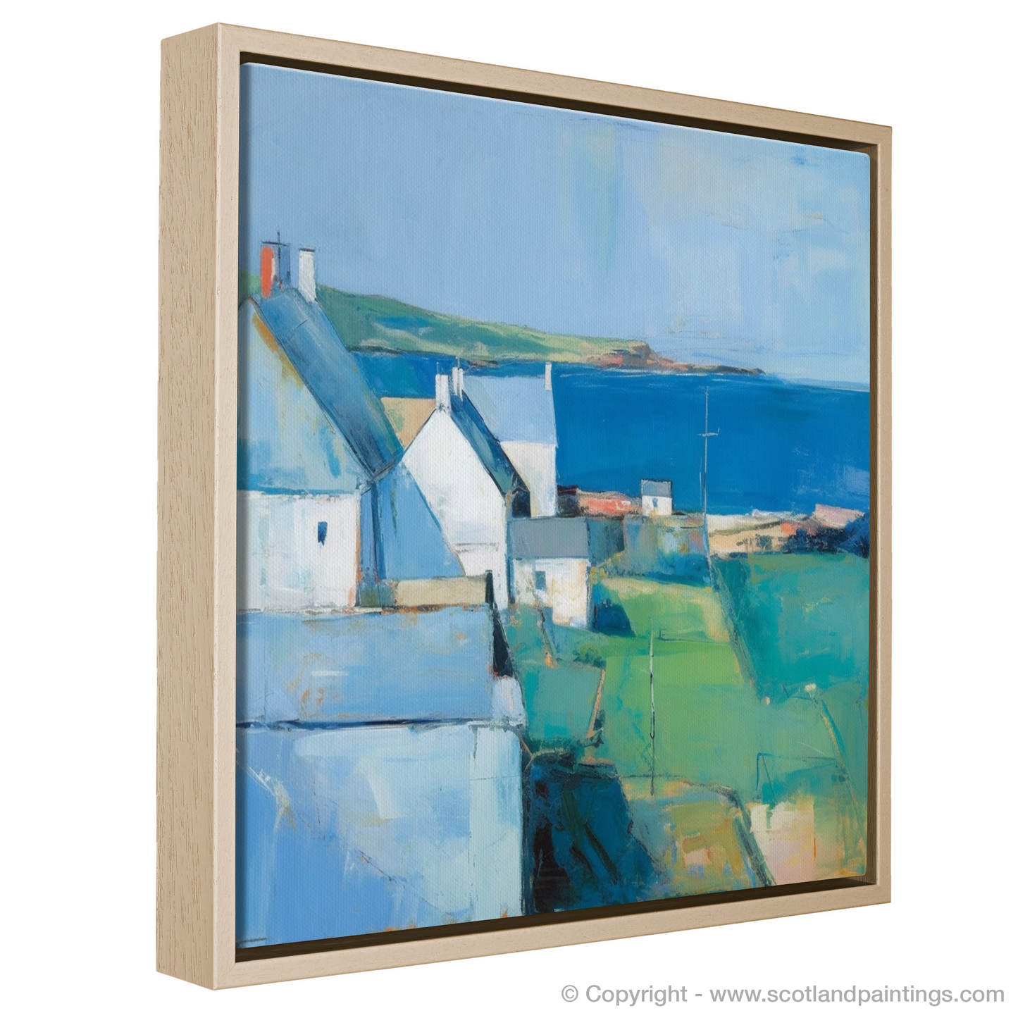 Elie Essence: An Abstract Impression of Scottish Coastal Charm