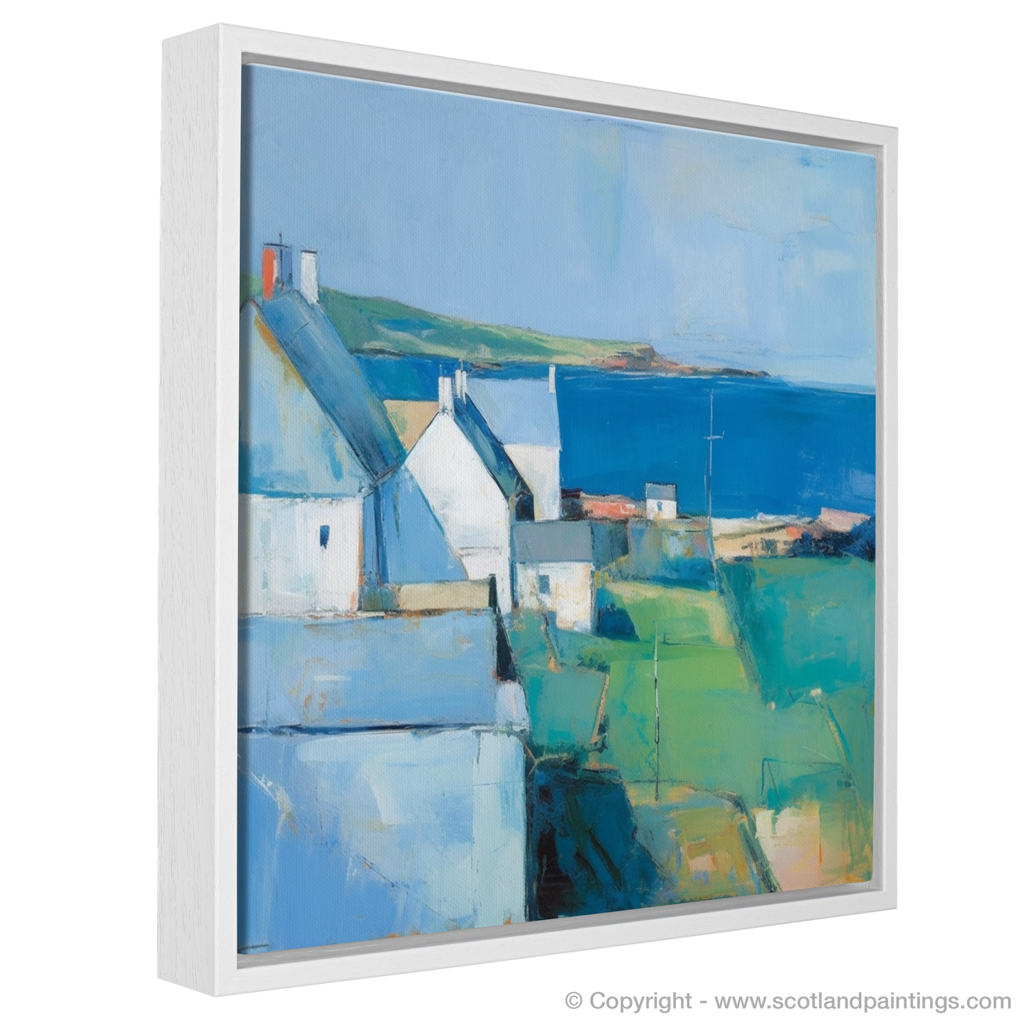 Elie Essence: An Abstract Impression of Scottish Coastal Charm