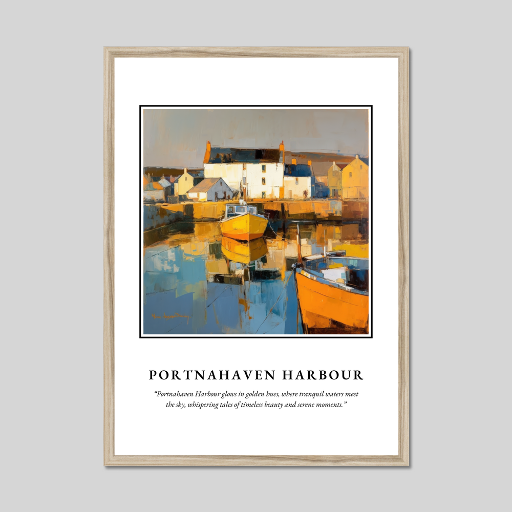 Portnahaven Harbour - Framed Poster Print