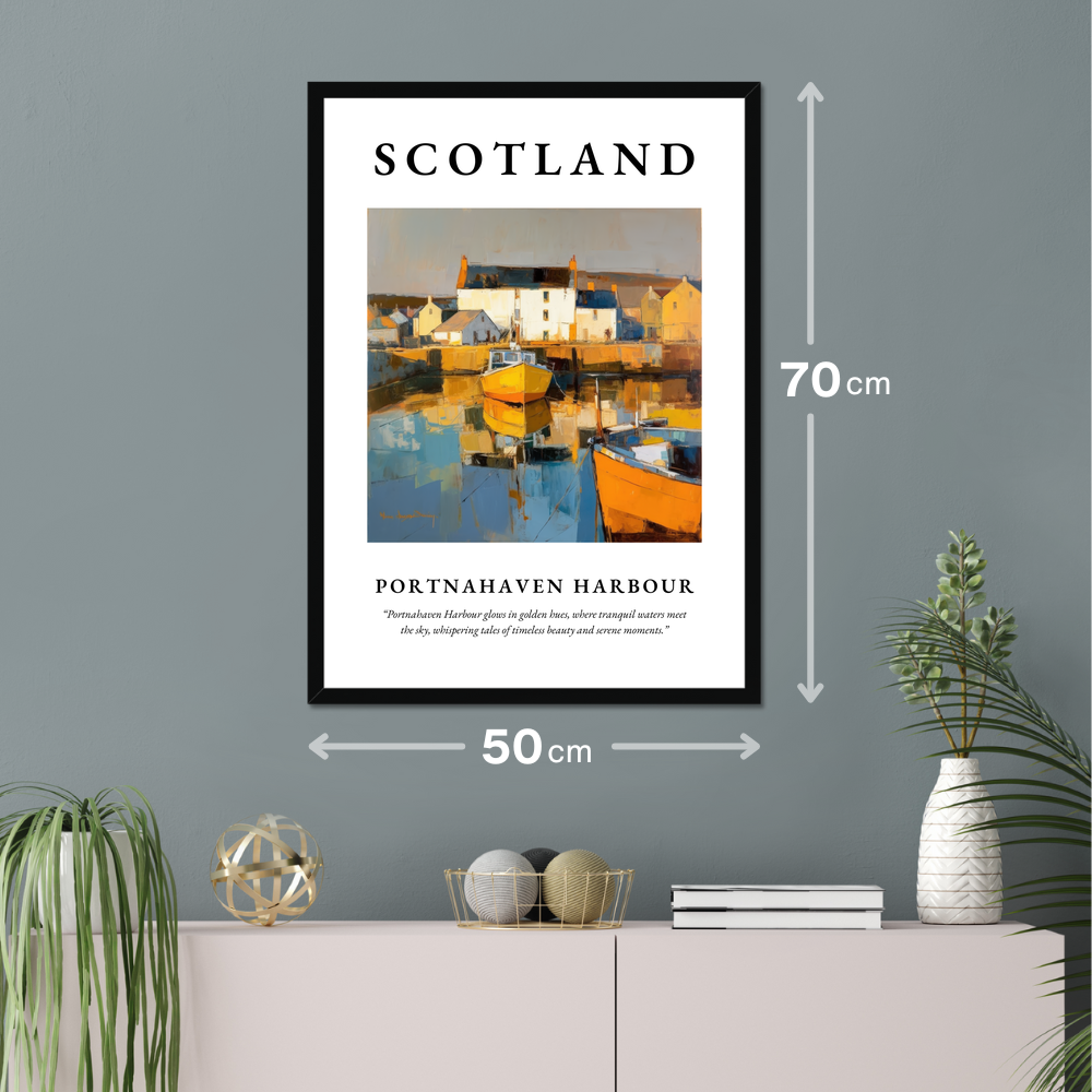 Portnahaven Harbour - Framed Poster Print