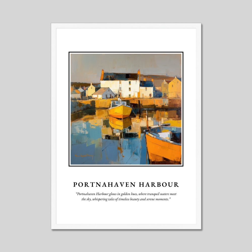 Portnahaven Harbour - Framed Poster Print