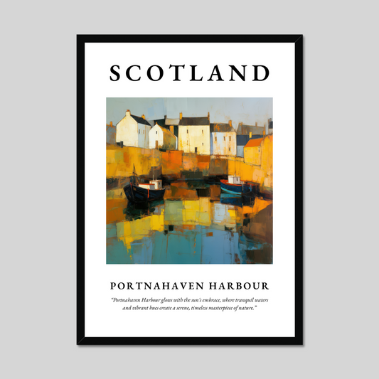 Portnahaven Harbour - Framed Poster Print