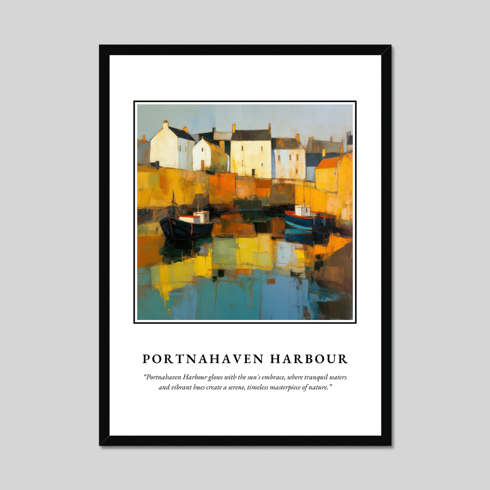 Portnahaven Harbour - Framed Poster Print