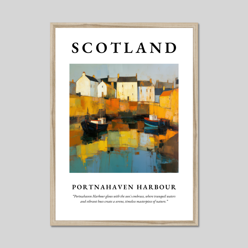 Portnahaven Harbour - Framed Poster Print