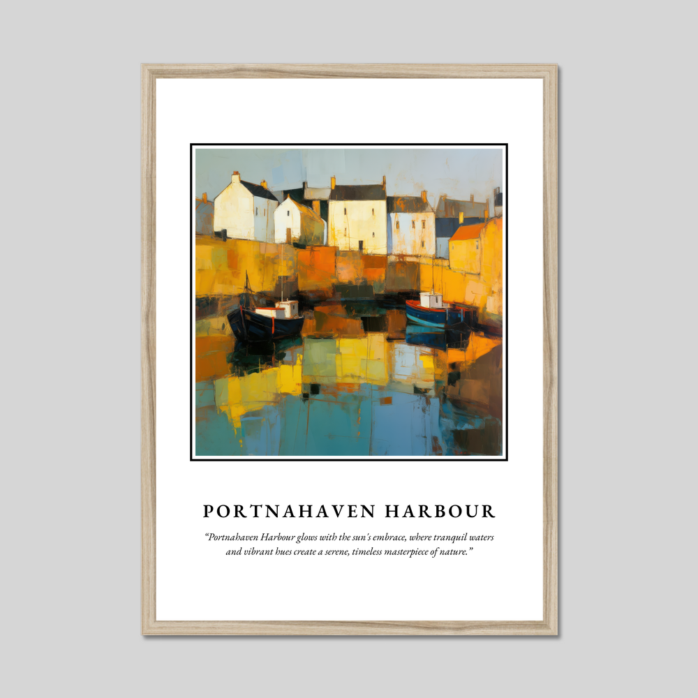 Portnahaven Harbour - Framed Poster Print