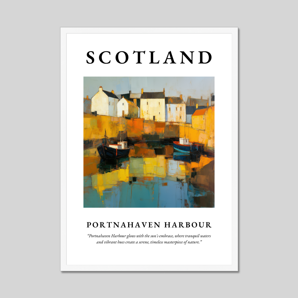 Portnahaven Harbour - Framed Poster Print