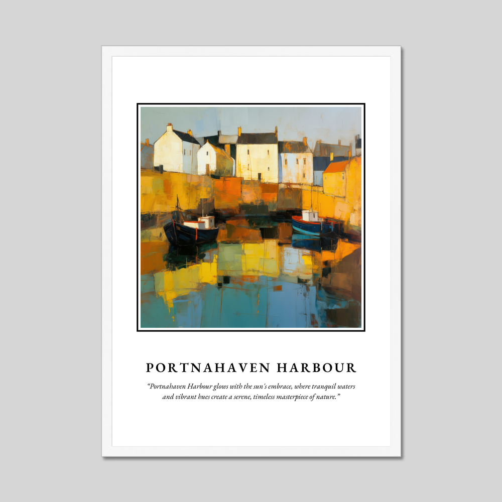 Portnahaven Harbour - Framed Poster Print