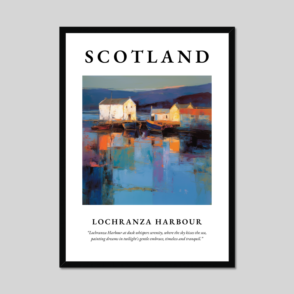 Lochranza Harbour - Framed Poster Print