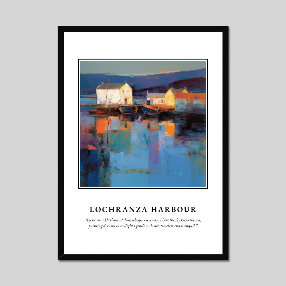 Lochranza Harbour - Framed Poster Print