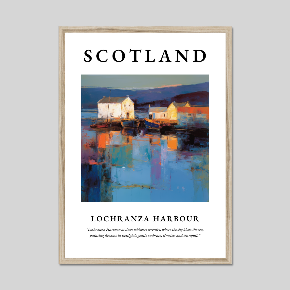 Lochranza Harbour - Framed Poster Print