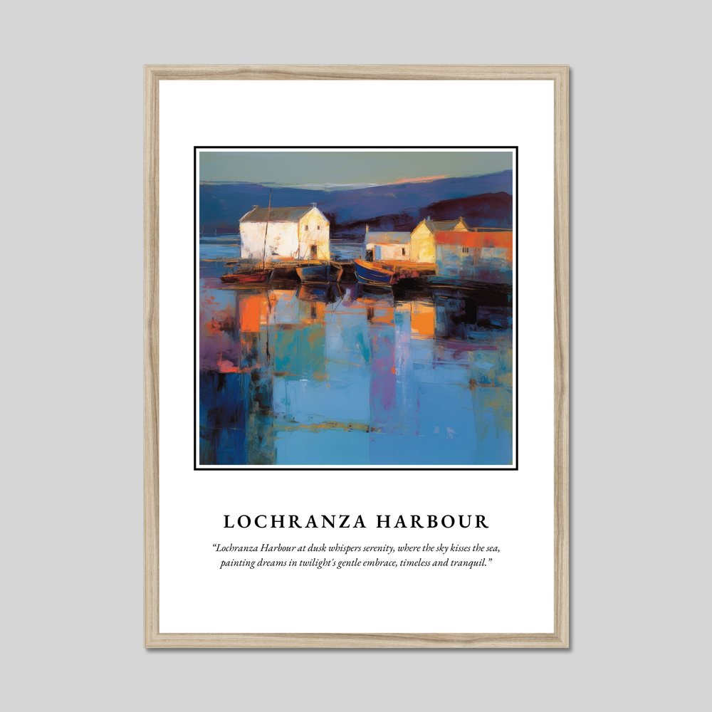 Lochranza Harbour - Framed Poster Print