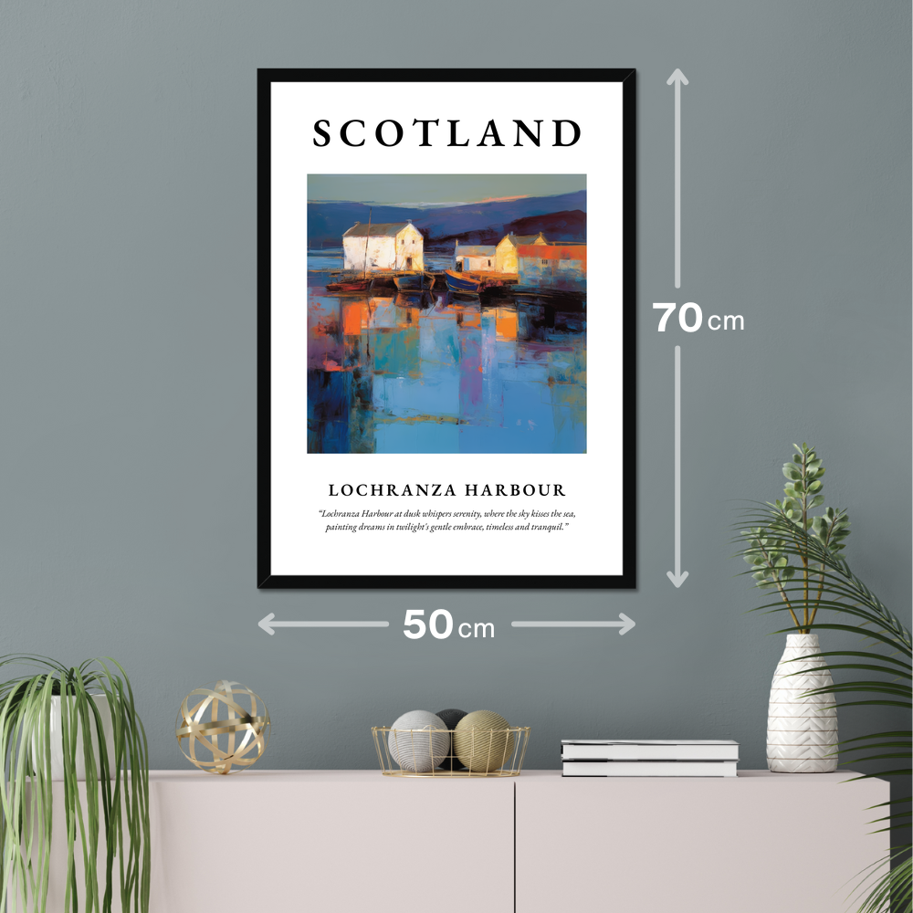 Lochranza Harbour - Framed Poster Print