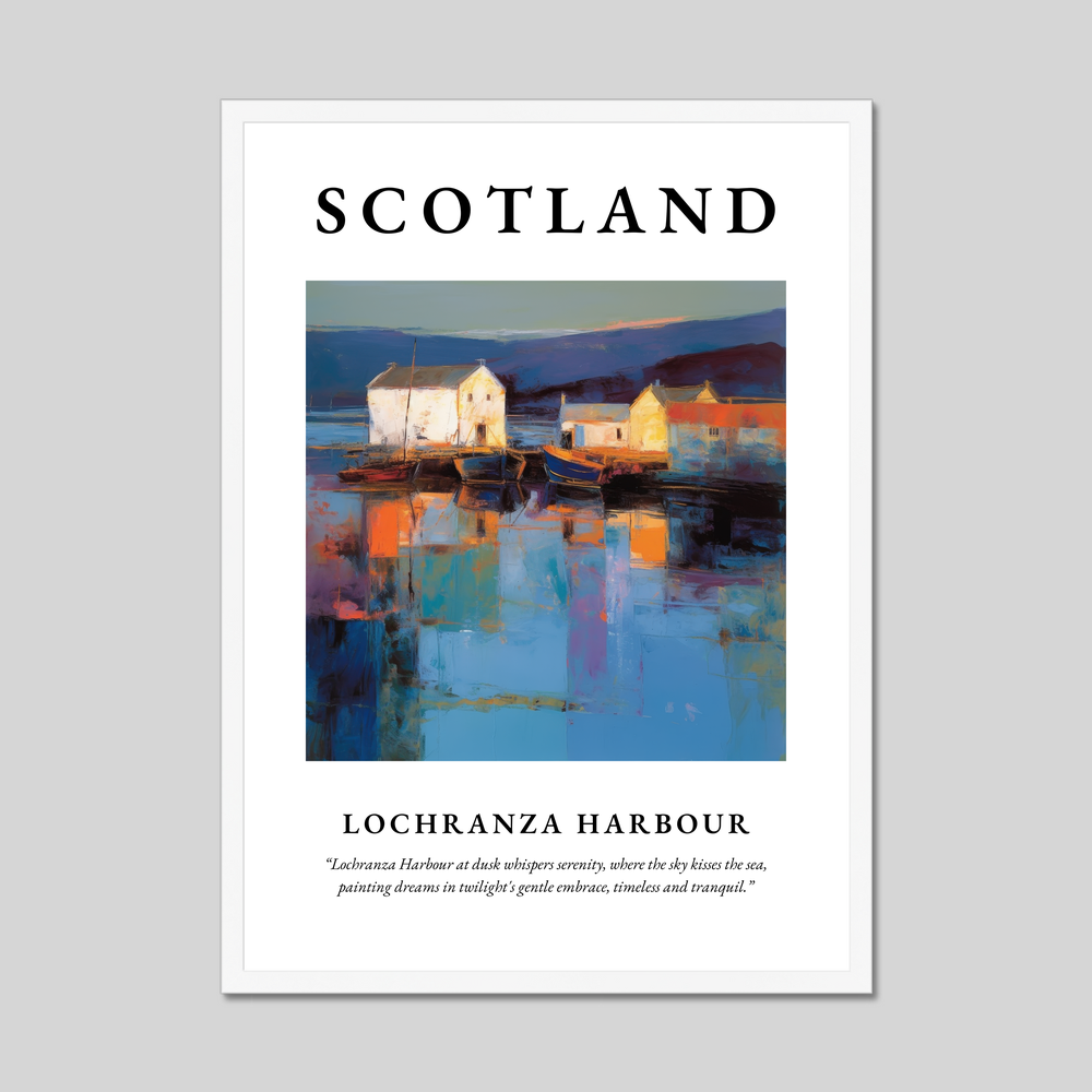 Lochranza Harbour - Framed Poster Print