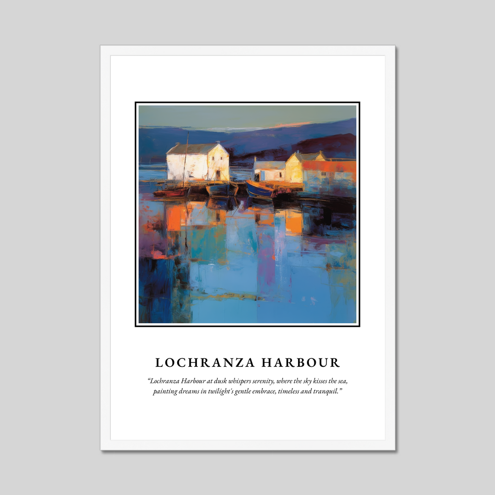 Lochranza Harbour - Framed Poster Print