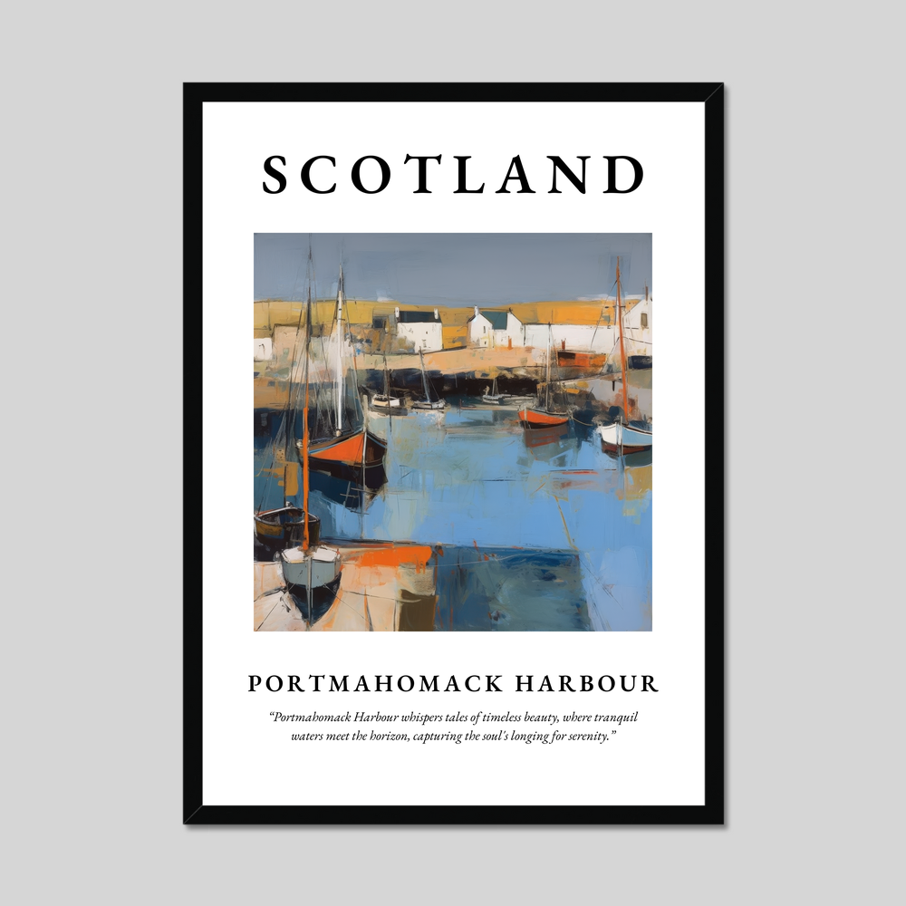 Portmahomack Harbour - Framed Poster Print