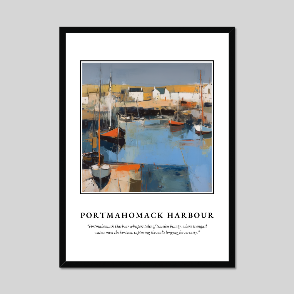 Portmahomack Harbour - Framed Poster Print