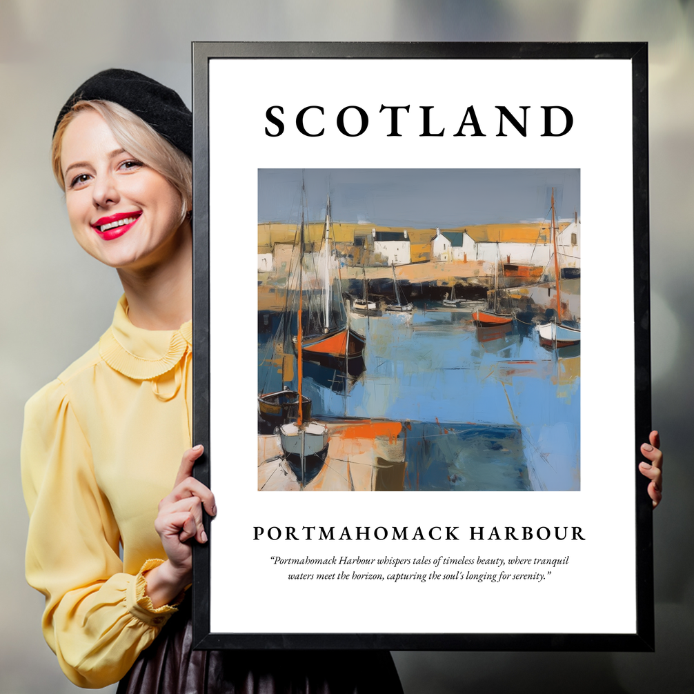 Portmahomack Harbour - Framed Poster Print