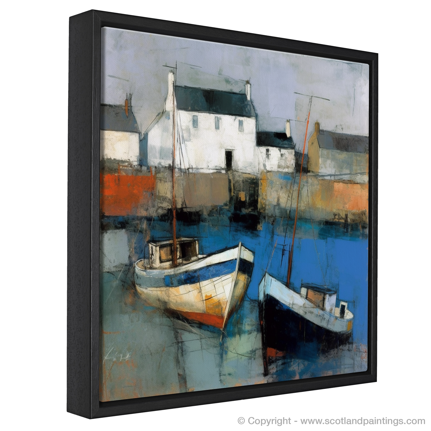 Portmahomack Harbour: An Abstract Impressionist Rhapsody