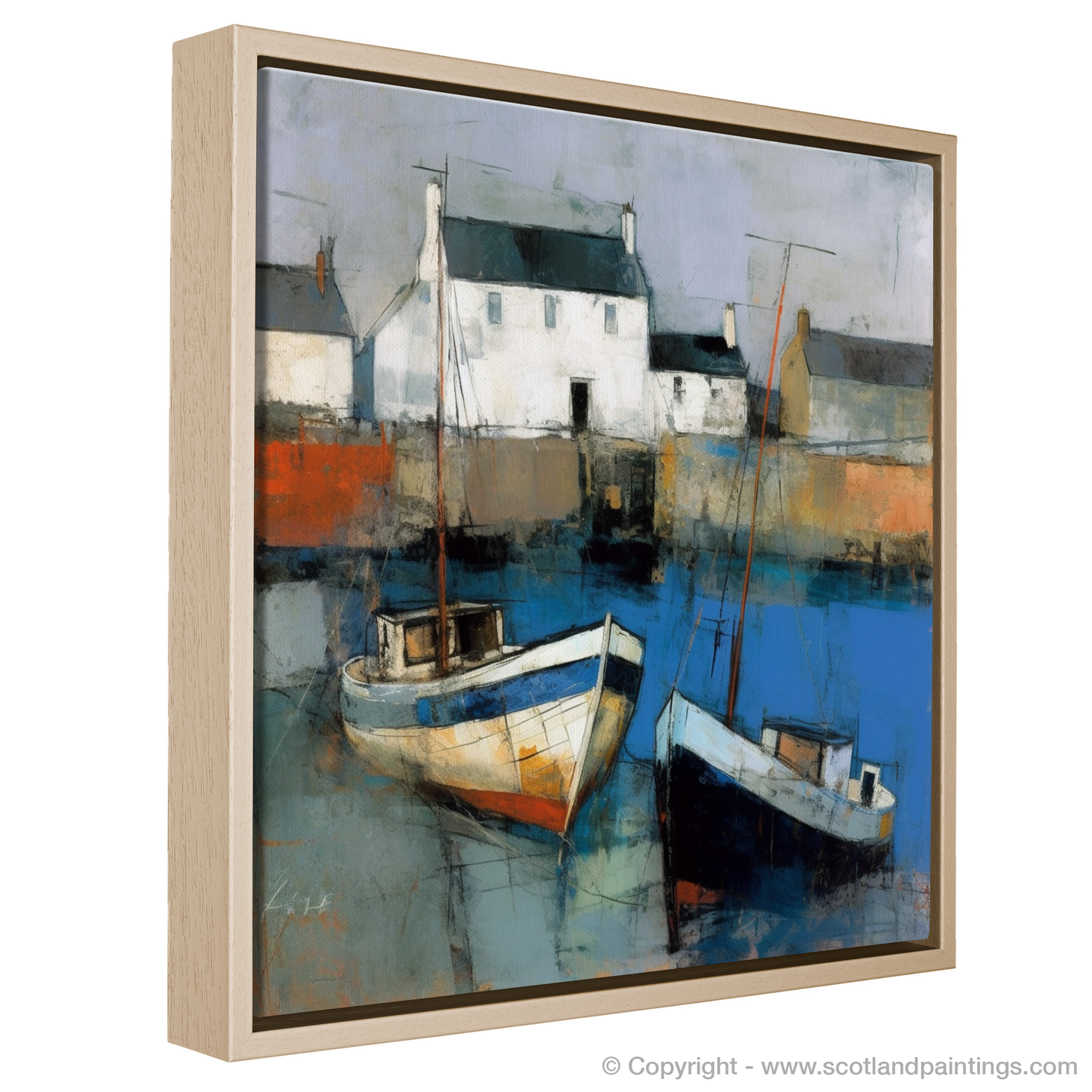 Portmahomack Harbour: An Abstract Impressionist Rhapsody