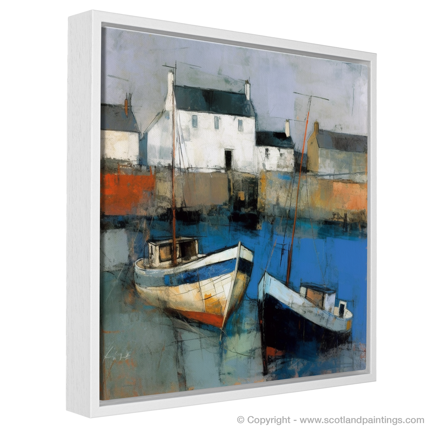 Portmahomack Harbour: An Abstract Impressionist Rhapsody