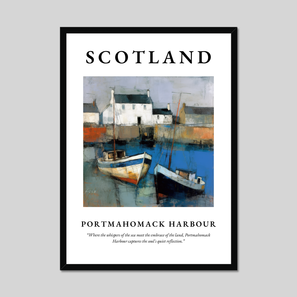 Portmahomack Harbour - Framed Poster Print