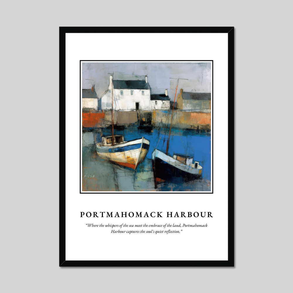 Portmahomack Harbour - Framed Poster Print