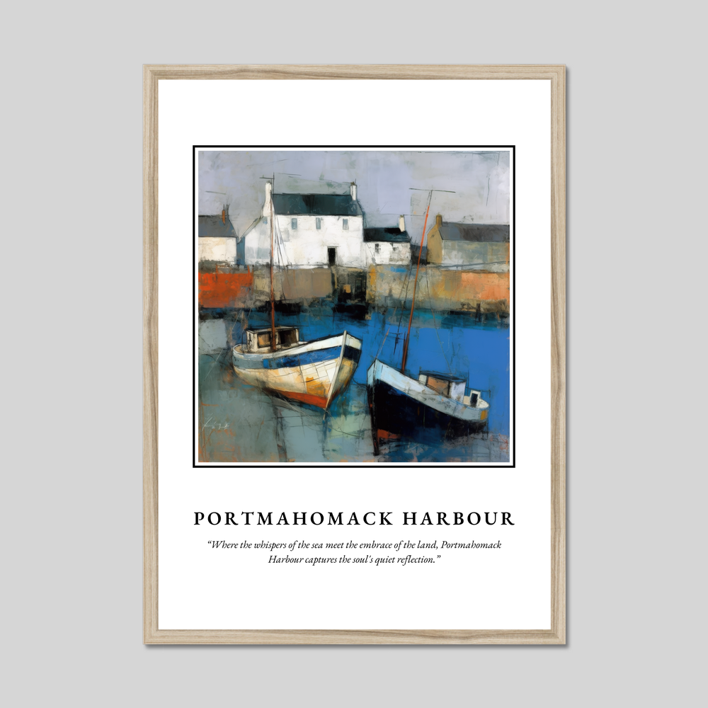 Portmahomack Harbour - Framed Poster Print