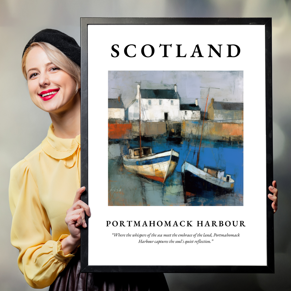 Portmahomack Harbour - Framed Poster Print