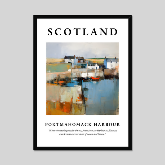 Portmahomack Harbour - Framed Poster Print