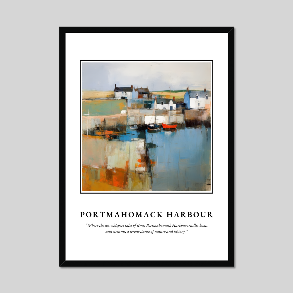 Portmahomack Harbour - Framed Poster Print