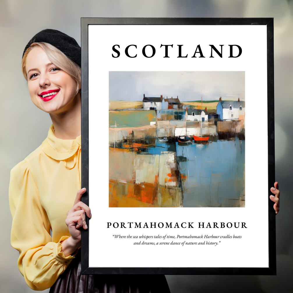 Portmahomack Harbour - Framed Poster Print