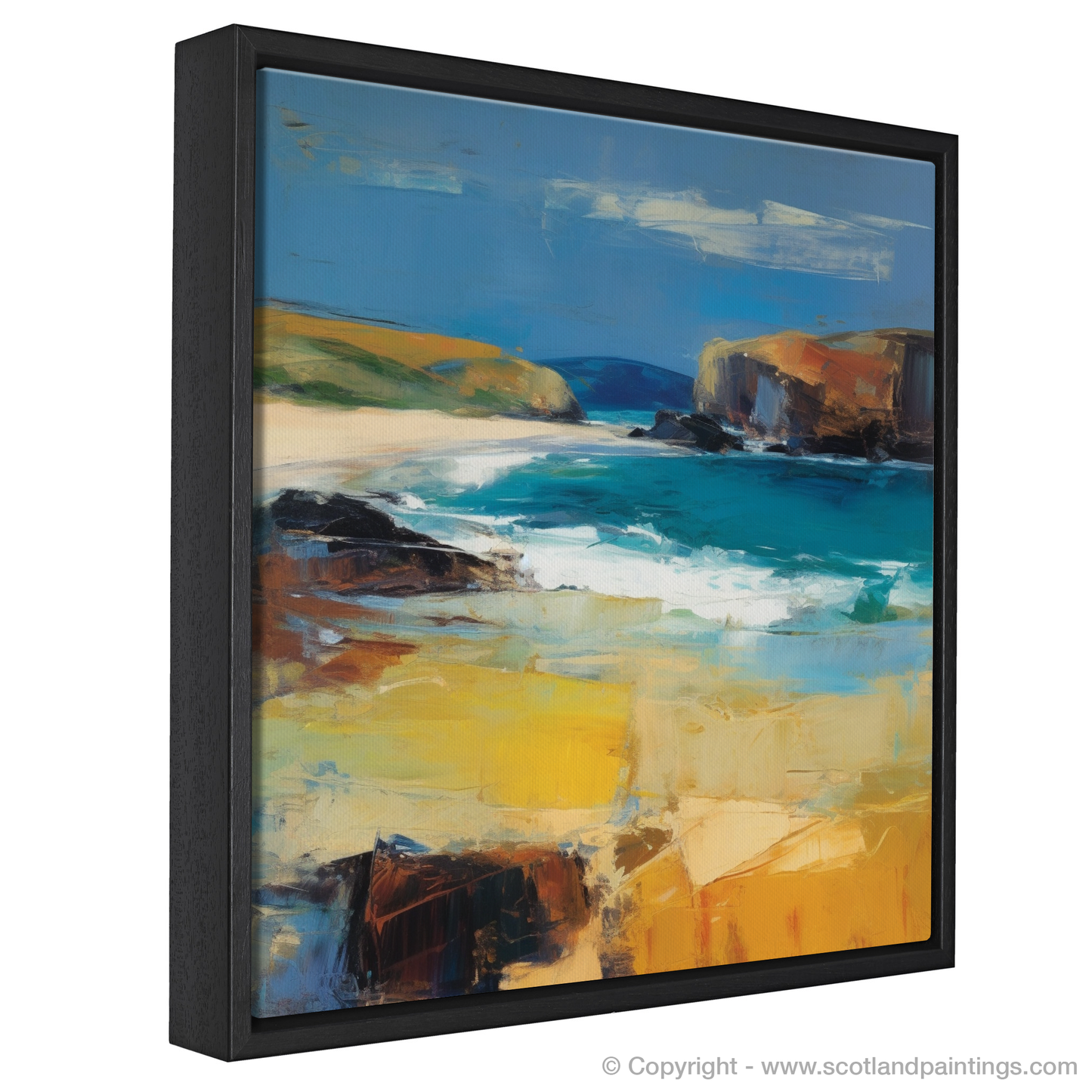 Durness Beach Reverie: An Abstract Impressionist Escape