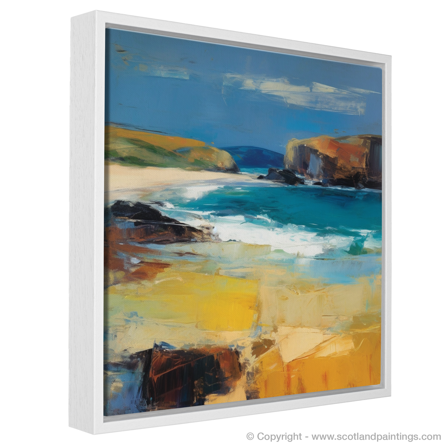 Durness Beach Reverie: An Abstract Impressionist Escape