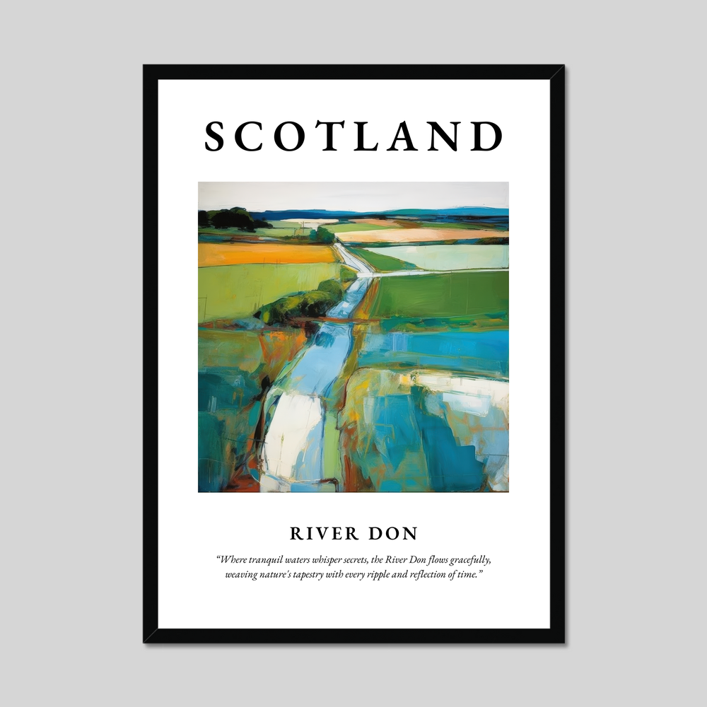 River Don - Framed Poster Print