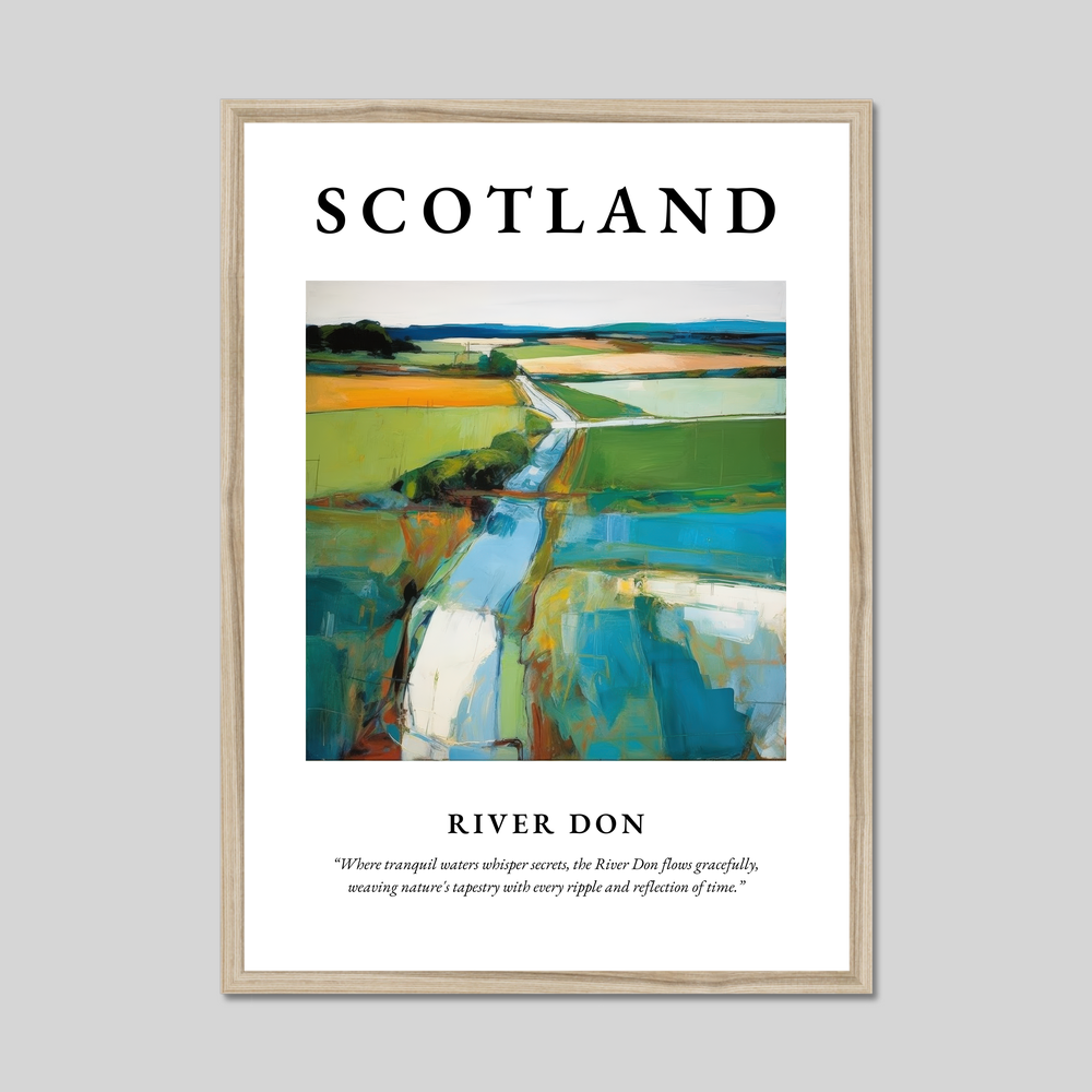 River Don - Framed Poster Print