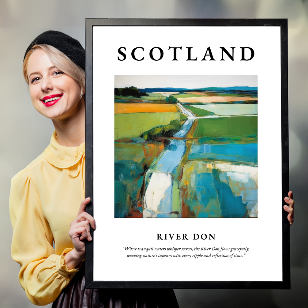 River Don - Framed Poster Print