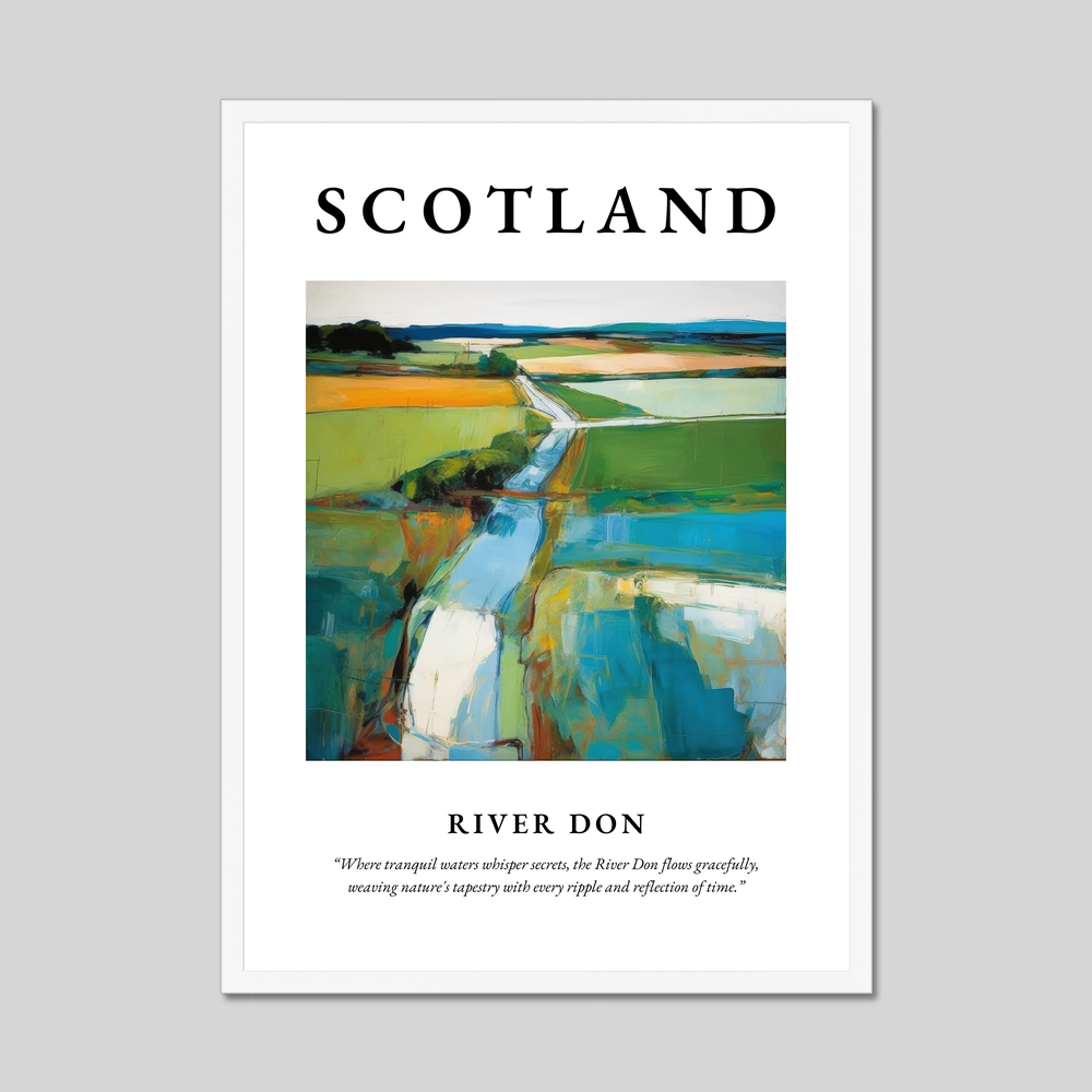 River Don - Framed Poster Print