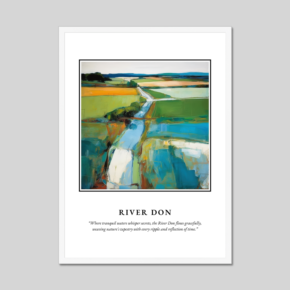 River Don - Framed Poster Print