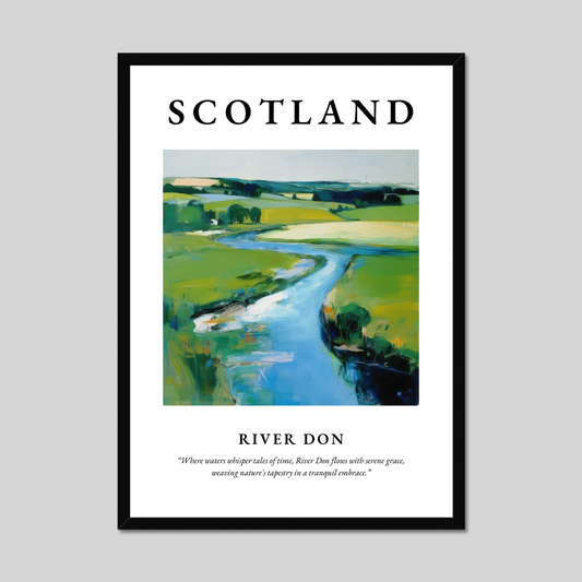 River Don - Framed Poster Print