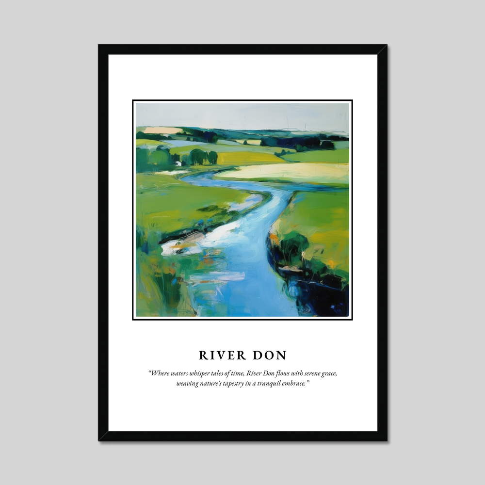 River Don - Framed Poster Print