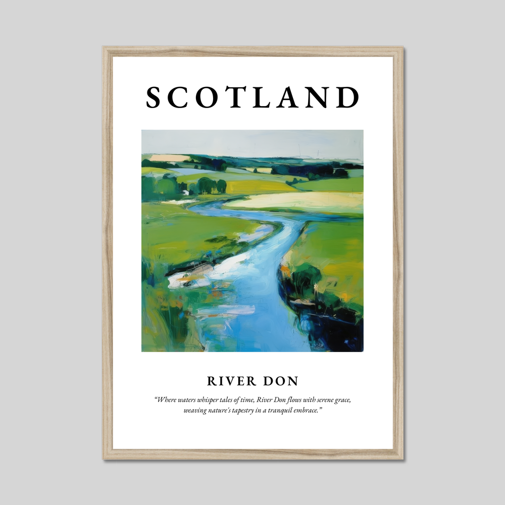 River Don - Framed Poster Print