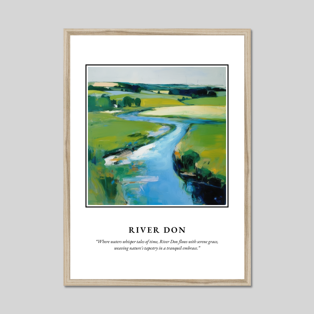 River Don - Framed Poster Print