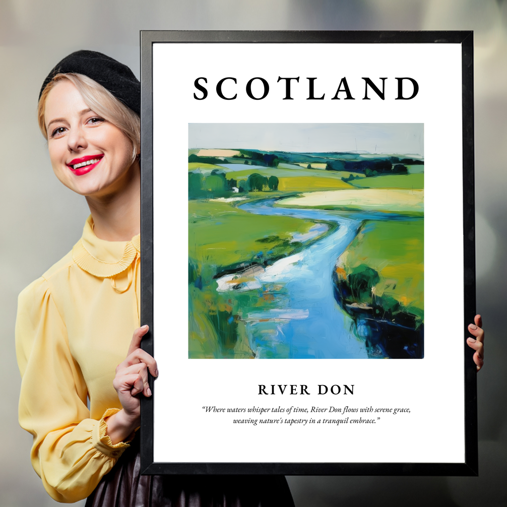 River Don - Framed Poster Print