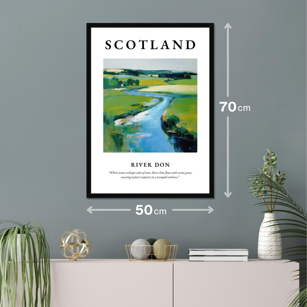 River Don - Framed Poster Print