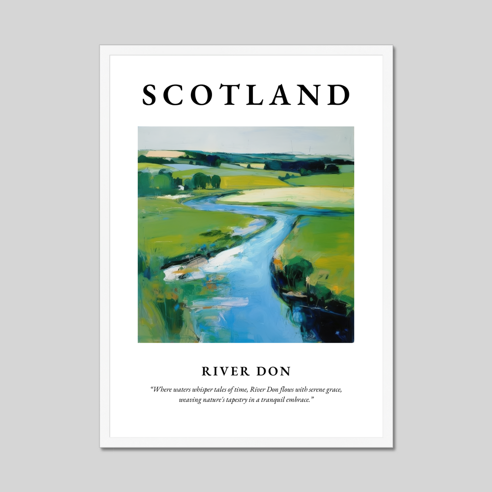 River Don - Framed Poster Print